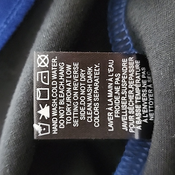 RW&CO Pencil Skirt Electric Blue Centre Silver  Zipper Stretch Size Medium - Picture 8 of 10